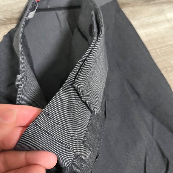 UWN Mid Rise Boot Leg Full Length Trousers Grey Women’s Size M - Picture 7 of 9